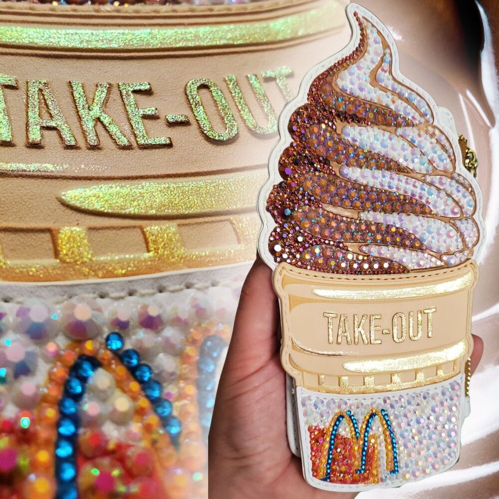 Loungefly McDonald's Rhinestone Customized Ice Cream Soft Serve Wallet